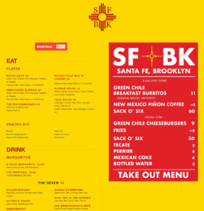 Website Design Example: Santa Fe BK